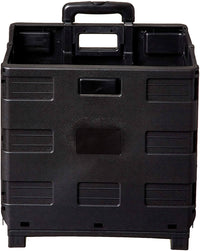 Thumbnail for Foldable Trolley Foldable Shopping Trolley Cart Portable Collapsible Folding Wheel Grocery Trolley Crate