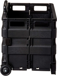 Thumbnail for Foldable Trolley Foldable Shopping Trolley Cart Portable Collapsible Folding Wheel Grocery Trolley Crate