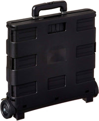 Thumbnail for Foldable Trolley Foldable Shopping Trolley Cart Portable Collapsible Folding Wheel Grocery Trolley Crate