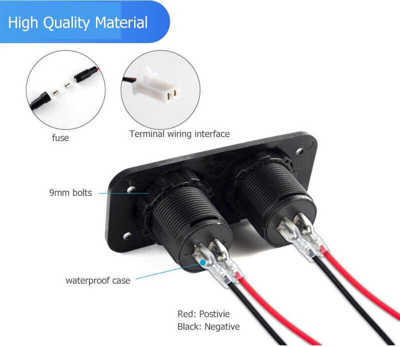 Car Plug Lighter Socket Usb Ports 12V - The Shopsite