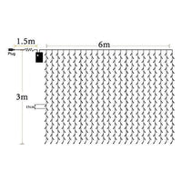 Thumbnail for Curtain Lights 3*6m White - The Shopsite