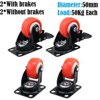 Thumbnail for Caster Wheels Trolley Wheels Kit