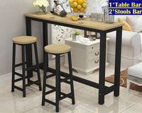 Thumbnail for Bar Table Set with Bar Stools Chairs