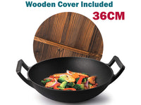 Thumbnail for Cast Iron Wok Pan