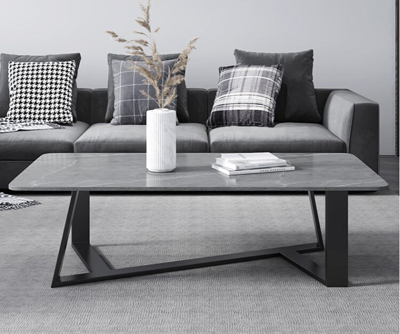 Coffee Table Marble Texture Modern Stone
