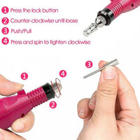 Thumbnail for Electric Nail Drill Kit Manicure Pedicure Grinding Burnishing Machine