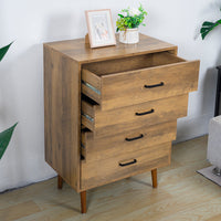 Thumbnail for Tallboy Modern Chest of Drawers Dresser with 4 Drawers