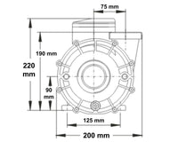 Thumbnail for SPA POOL PUMP 2200W 3.0HP LP300 Hydromassage Spa Pump