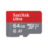 Thumbnail for SanDisk Ultra 64GB microSD UHS-I Card