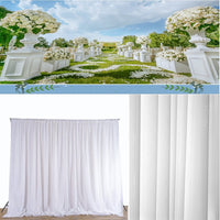 Thumbnail for White Wedding Backdrop Curtain