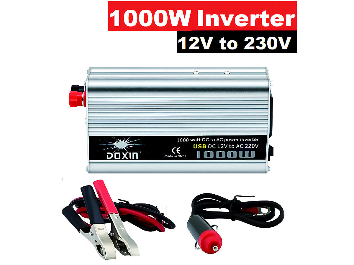 Car inverter 12V to 230V 1000W