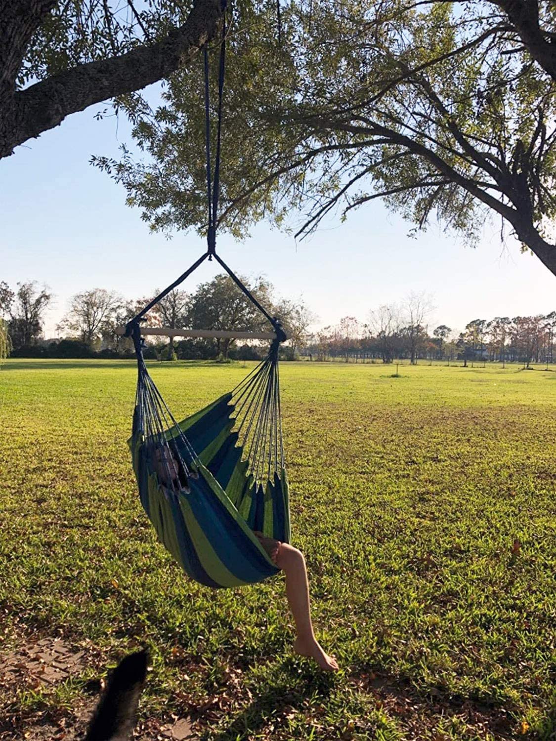 Hammock Chair Hanging Rope Hammock Swing Chair - The Shopsite