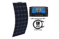 Thumbnail for 100W flexible solar panel used on camping tent
