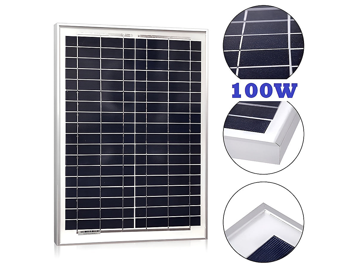 100W Solar Panel with Solar Controller