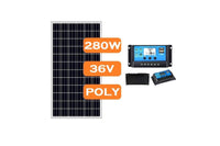 Thumbnail for 280W solar panel showing power rating label