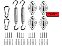 Thumbnail for Sun Shade Sail 4m*6m with hardware kit