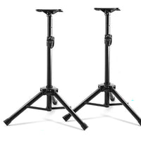 Thumbnail for Pair of black adjustable studio speaker stands