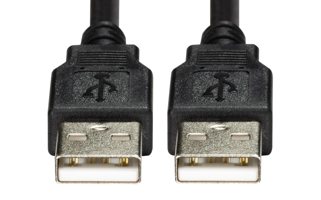 USB cable showing foil and braid shielding