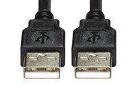 Thumbnail for USB cable showing foil and braid shielding