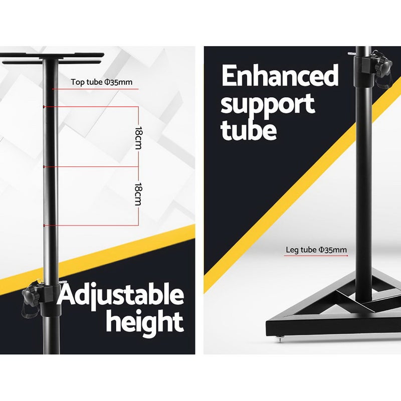 Speaker Stand Adjustable Height Mount Studio Home - The Shopsite