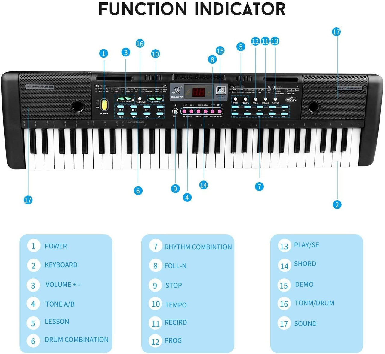 Electric Piano Keyboard Piano