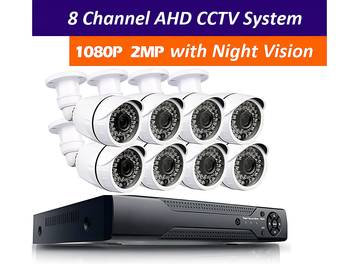 Security Camera System 8 Camera