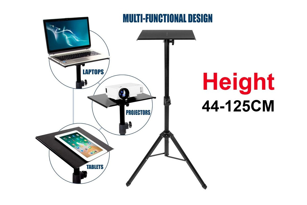 Close-up of height adjustment mechanism on laptop stand