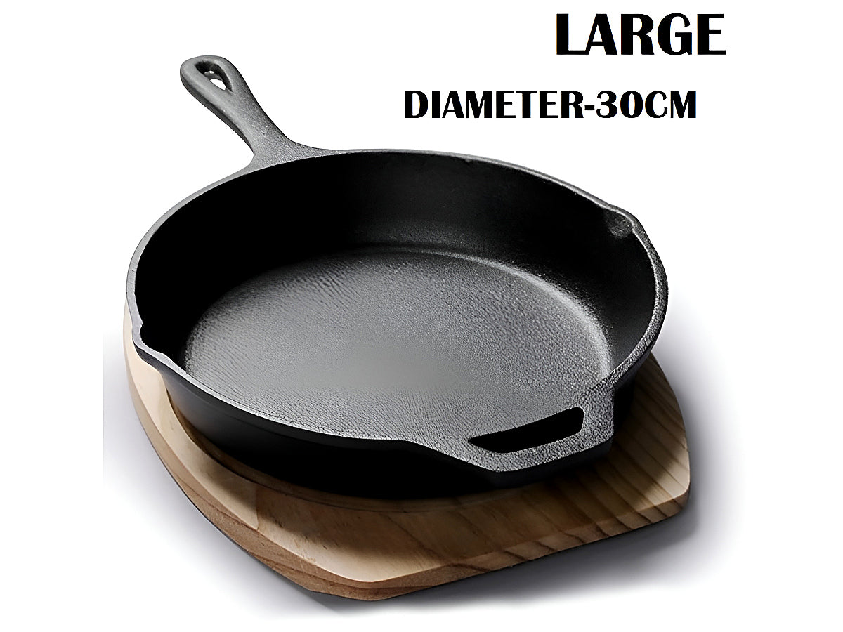 Cast Iron Frying Pan Skillet