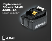 Thumbnail for Makita battery resting on workbench