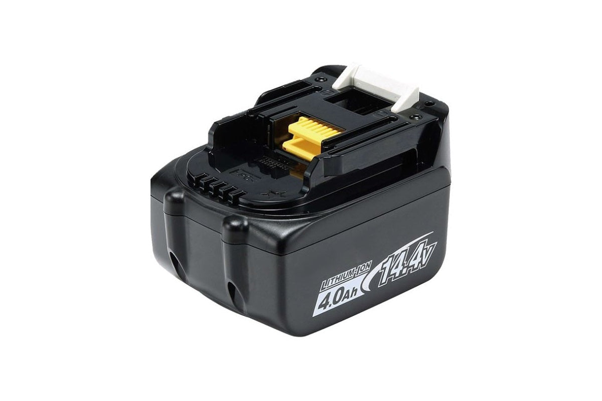 Side view of Makita 144V battery pack