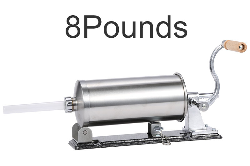 Four plastic sausage stuffing funnels included