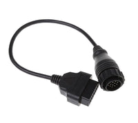 Thumbnail for Mercedes Benz 14 Pin To 16 Pin Diagnostic Tool Obd2 Obd|| Cable - The Shopsite