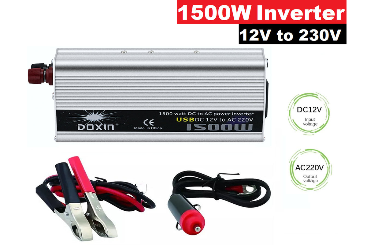 Car power inverter compact design