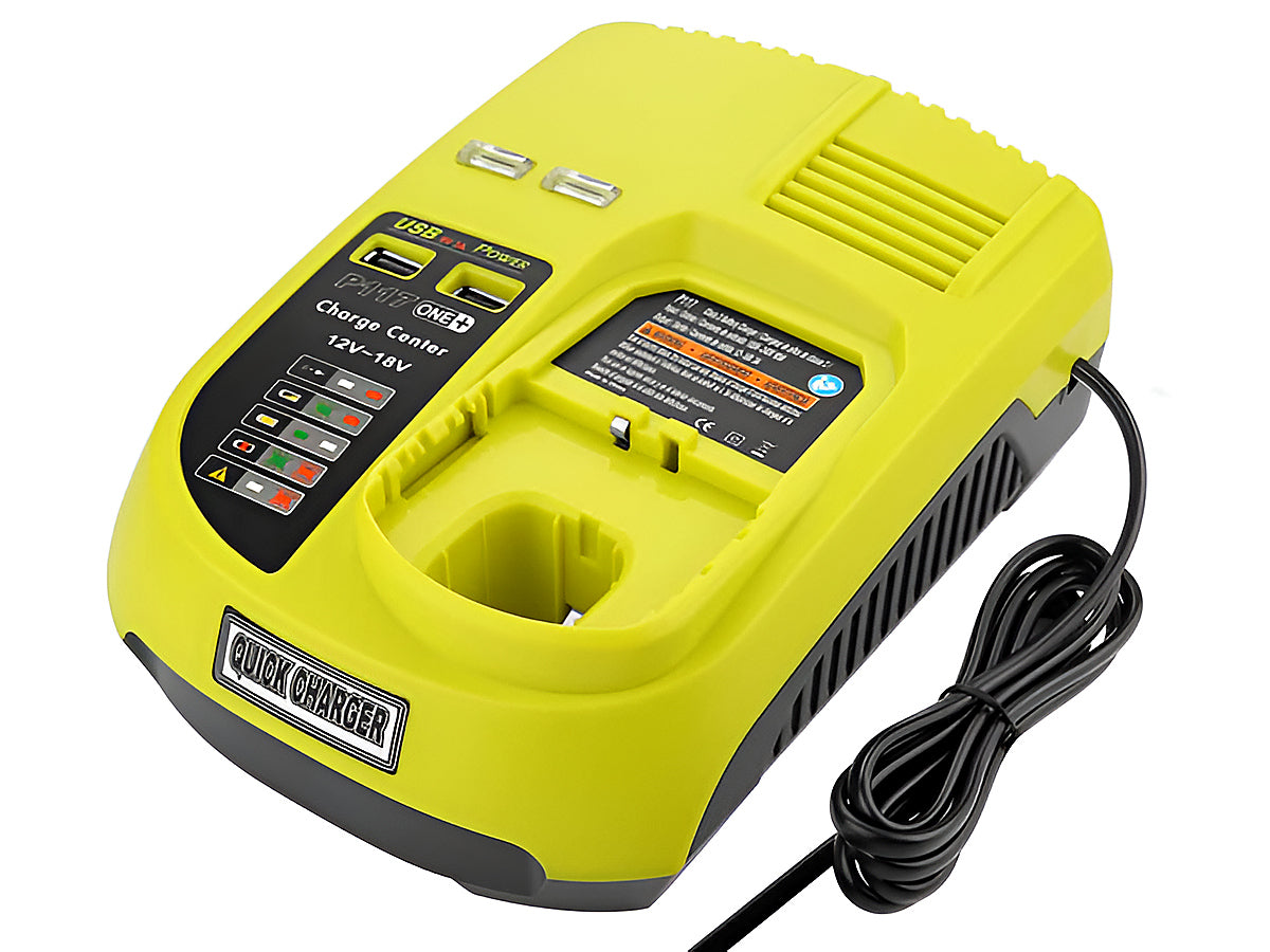 Ryobi P117 Battery Charger Compatible Replacement