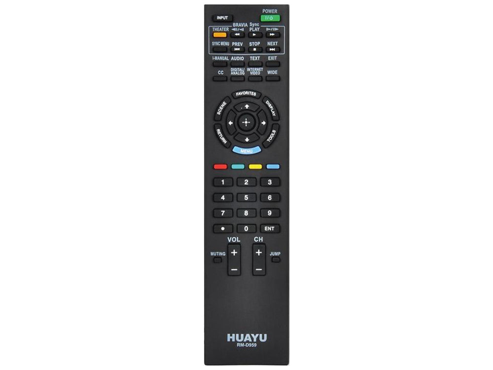 Sony remote with code search feature