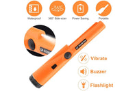Thumbnail for Pin pointer showing audio and vibration alarms