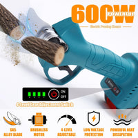 Thumbnail for Cordless Electric Branch Scissors 30mm Pruning Shear Cutter