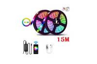 Thumbnail for LED Strip Light RGB 15M showing power adapter included