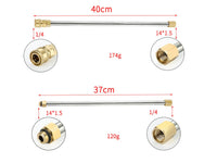 Thumbnail for 7PC 1/4 Inch High Pressure Washer Wand Extension Set