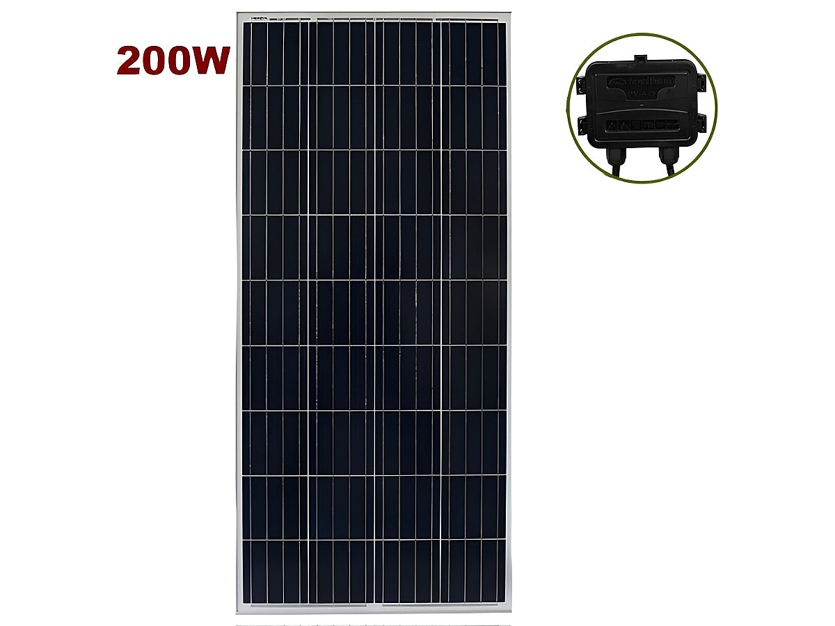 Solar Array 200w 200W Poly-Crystalline Solar Panel for NZ Homes & Caravans | Homyspire