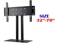 Thumbnail for Close-up of tempered glass base on TV stand