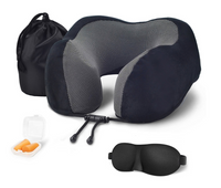 Thumbnail for Blue travel pillow packaging and label