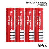 Thumbnail for 4 x 18650 Battery Rechargeable Battery