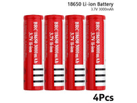 Thumbnail for 4 x 18650 Battery Rechargeable Battery