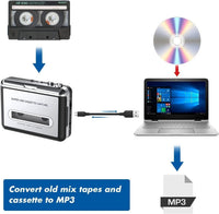 Thumbnail for Portable USB cassette player in a travel bag