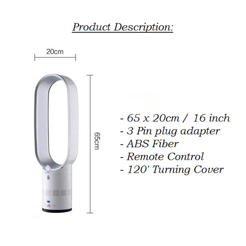 Bladeless Fan with Remote