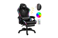 Thumbnail for Gaming chair with removable headrest and thick cushioning