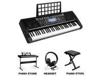 Thumbnail for Electronic Piano Keyboard Piano with Stand Headphone and Stool