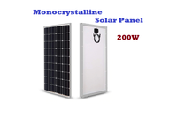 Thumbnail for Solar panel with silver anodised aluminium frame