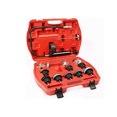 Universal Cooling System Radiator Pressure Tester Gasket Test Kit Leak Detector